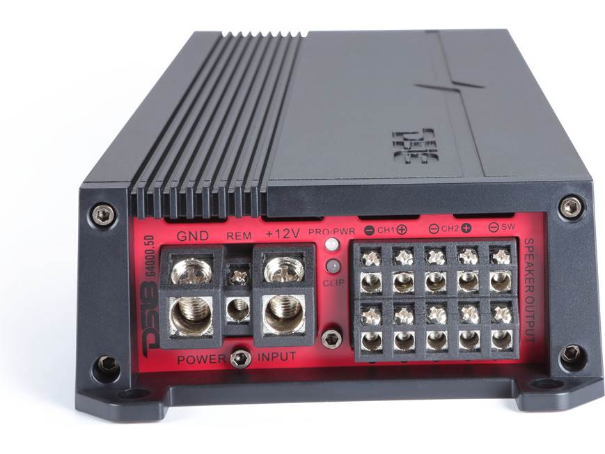 DAM オーディオアンプ5 セット DS18 G4000.5D Gen-X 5-channel car amplifier — 130 x 4 at 4 ohms +