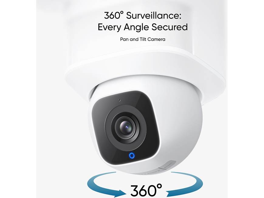 eufy by Anker Floodlight Camera E30 Hardwired 2K camera with pan