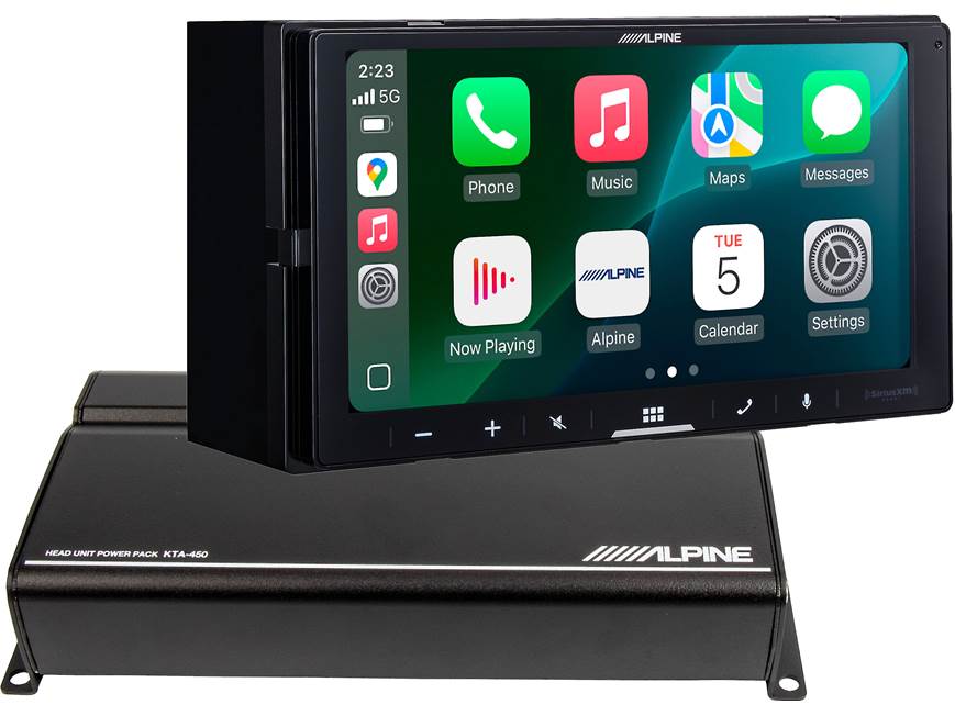 Alpine iLX-W770 and 4-channel Amp Package Includes iLX-W770