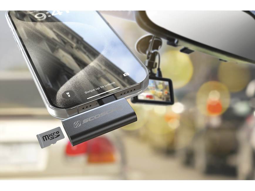 Scosche Strikeline CR USB-C adapter for microSD cards - Thumbnail 4