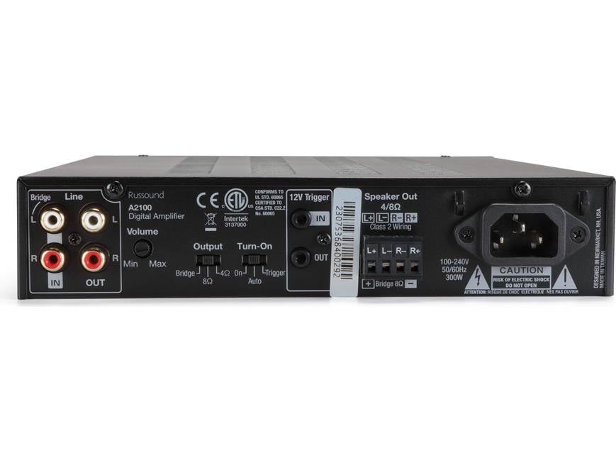 Russound A2100 Compact stereo power amplifier at Crutchfield