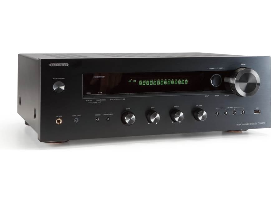 Onkyo TX-8470 Stereo receiver with built-in Wi-Fi®, Bluetooth