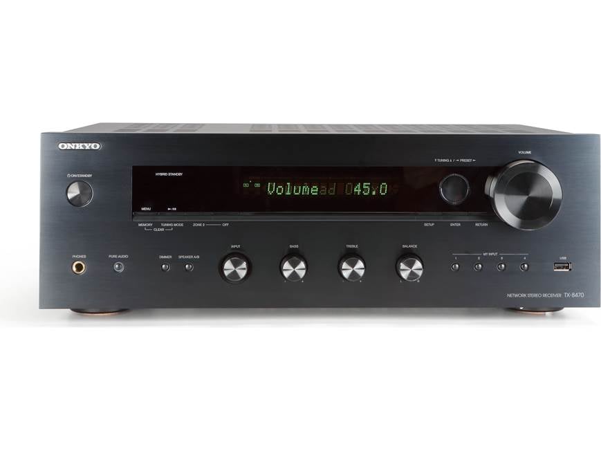 Onkyo TX-8470 Stereo receiver with built-in Wi-Fi®, Bluetooth