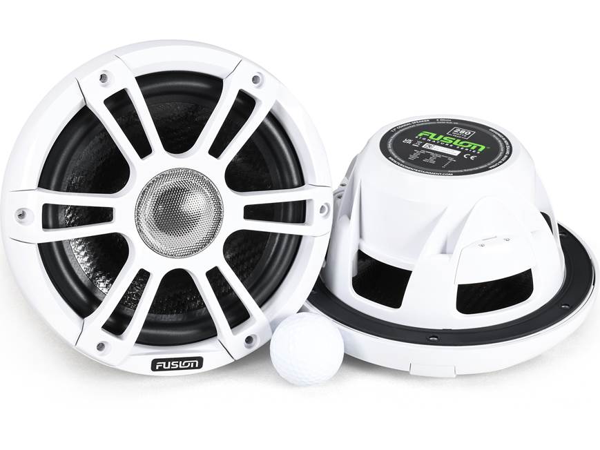 Fusion Signature Series 3i Marine Coaxial Speakers (White, Sports