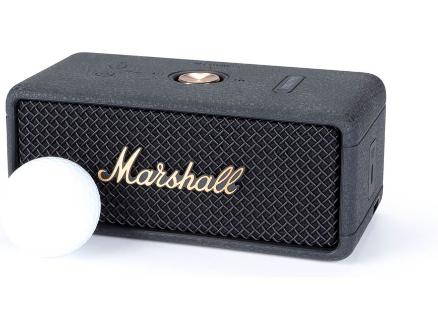Marshall Emberton III (Black and Brass) Waterproof portable