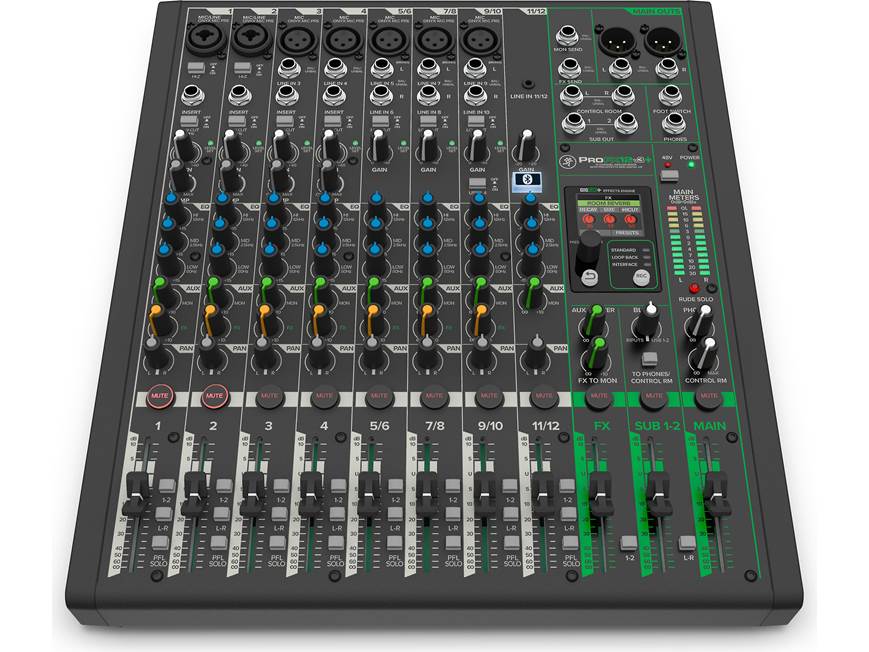 Mackie ProFX12V3+ 12-channel mixer with enhanced effects