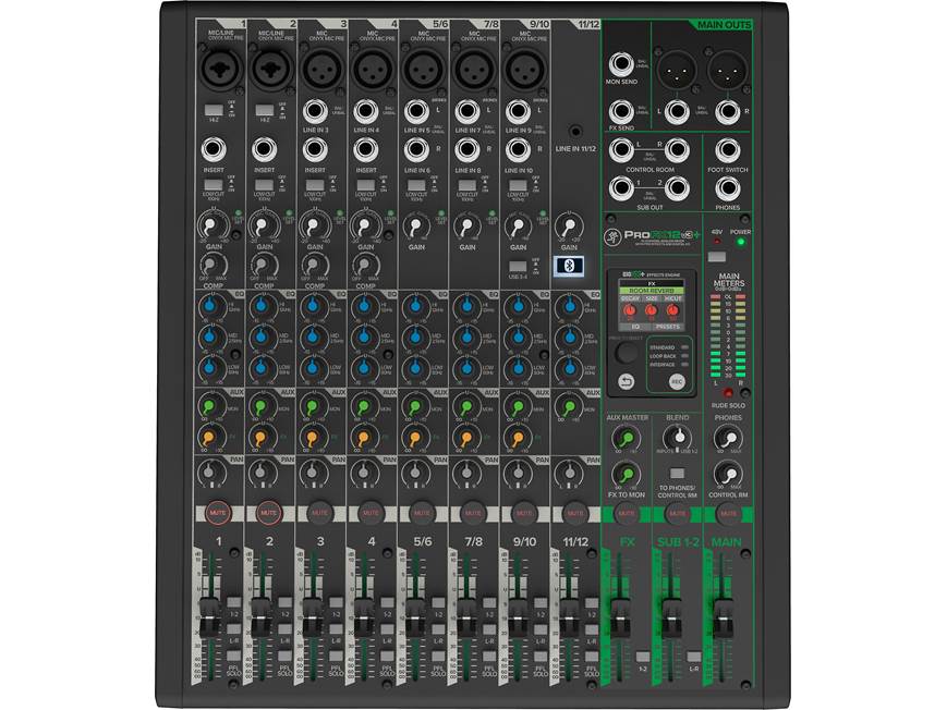 Mackie ProFX12V3+ 12-channel mixer with enhanced effects