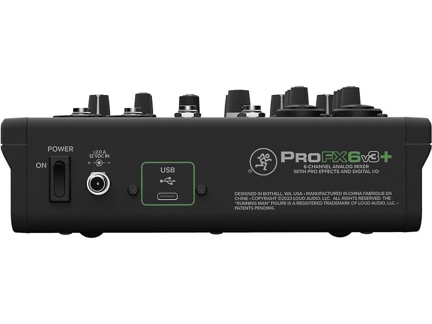 Mackie ProFX6V3+ 6-channel mixer with enhanced effects