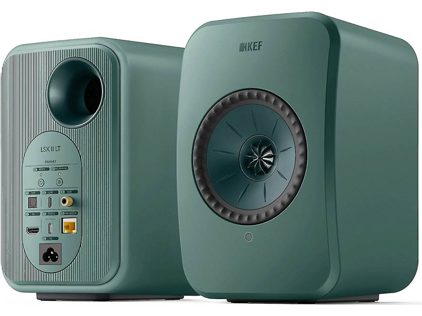 KEF LSX II LT (Sage Green) Powered speakers with Wi-Fi, Apple