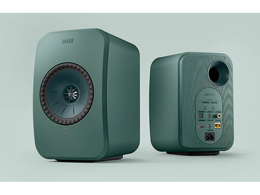 KEF LSX II LT (Sage Green) Powered speakers with Wi-Fi, Apple