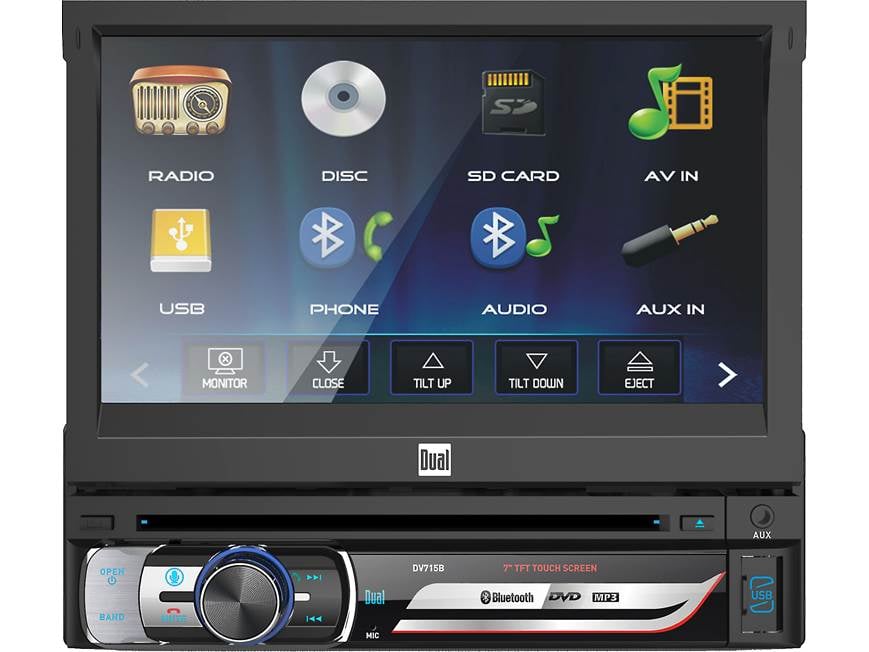 Dual DV715B DVD receiver at Crutchfield