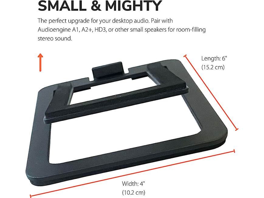 Audioengine DS1M Desktop stands for select Audioengine speakers at