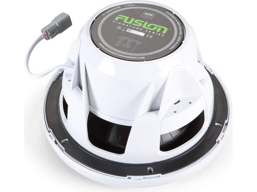 Fusion Signature Series 3i Marine Subwoofer (White, Classic Grille