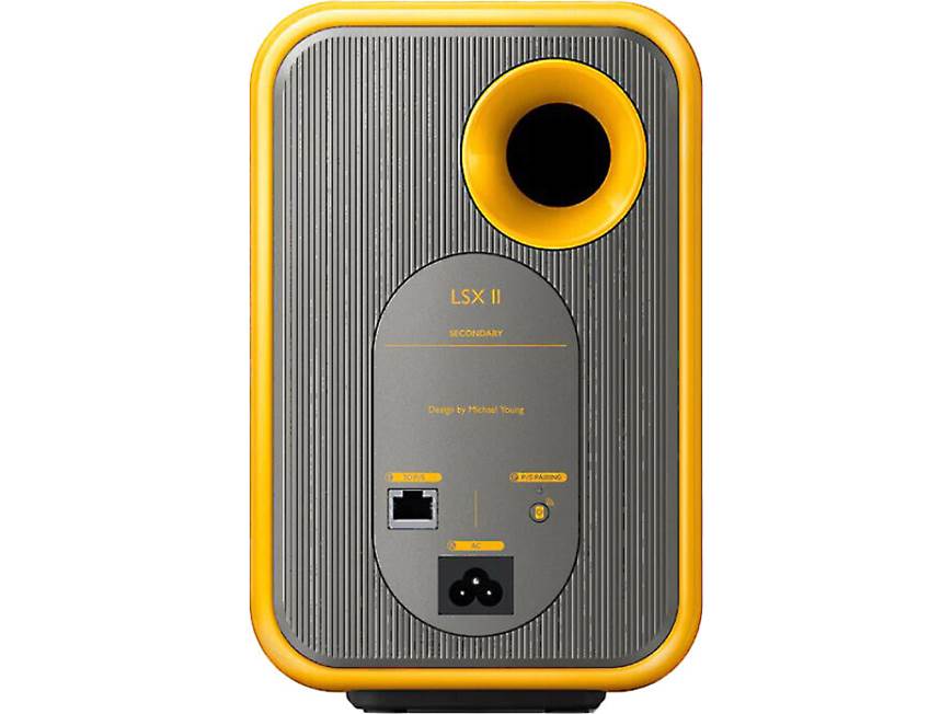KEF LSX II (Yellow) Powered speakers with Wi-Fi, Apple® AirPlay® 2