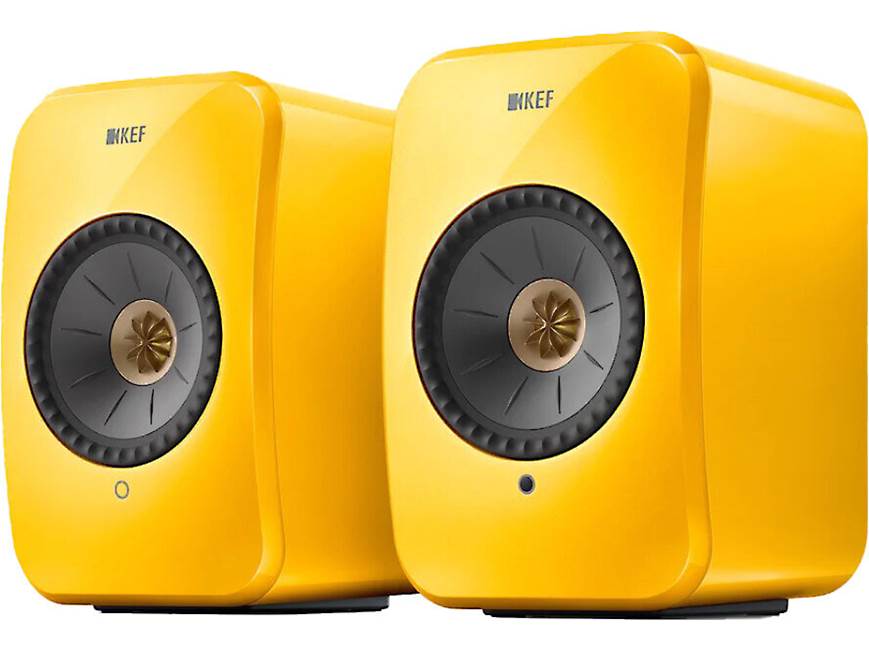 KEF LSX II (Yellow) Powered speakers with Wi-Fi, Apple® AirPlay® 2