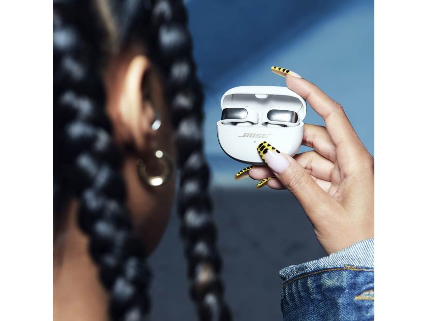 Bose Ultra Open Earbuds (White) True wireless earbuds with open