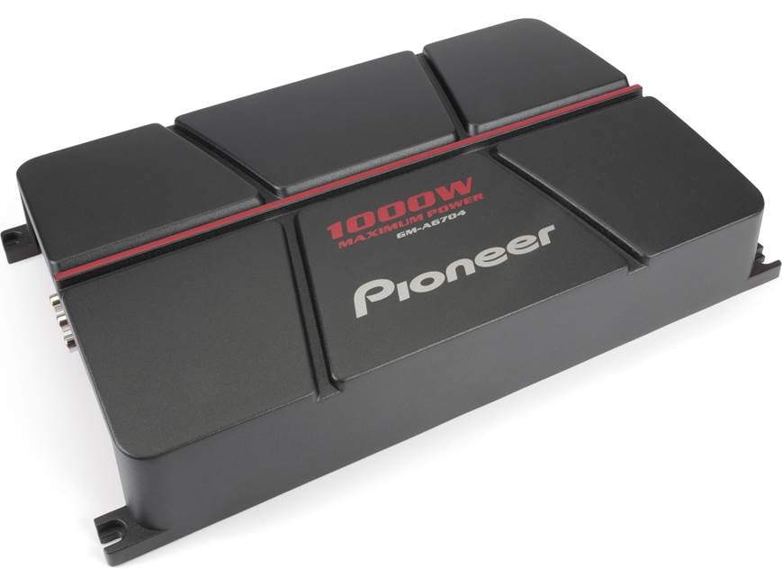 Pioneer GM-A6704 4-channel car amplifier — 60 watts RMS x 4 at