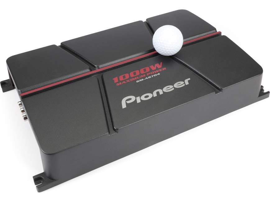 Pioneer GM-A6704 4-channel car amplifier — 60 watts RMS x 4 at