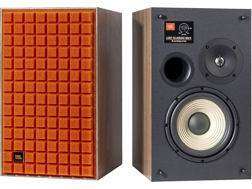 JBL L82 Classic MkII (Orange Grilles) Vintage-styled bookshelf