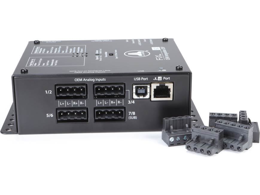 JL Audio FiX™ 82 Digital Signal Processor DSP for adding amps and
