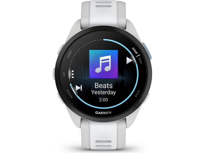 Garmin Forerunner 165 Music (Mist Gray with Whitestone band) GPS