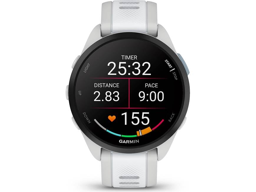 Garmin Forerunner 165 Music (Mist Gray with Whitestone band) GPS