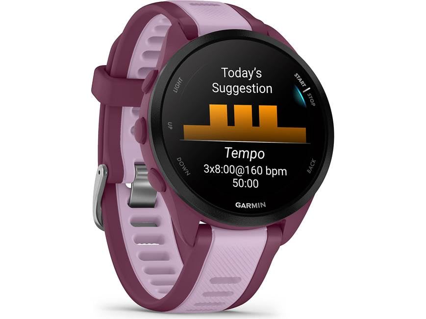 Garmin Forerunner 165 Music (Berry with Berry/Lilac band) GPS