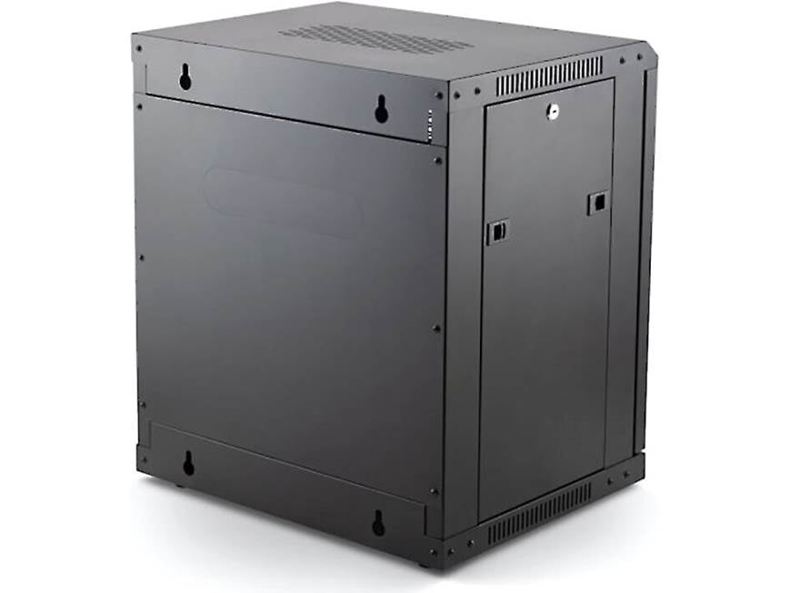 Cabinet with doors closed and top vents visible