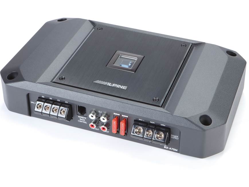 Alpine R2-A75M R2-Series mono subwoofer amplifier — 750 watts RMS