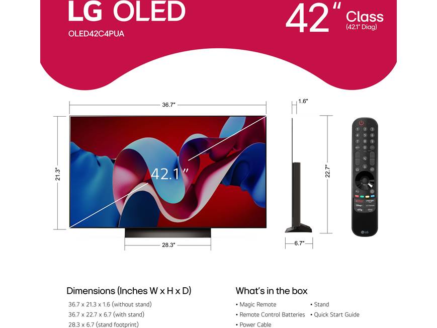 LG 有ELTV OLED42C4PJA 42V型 LGエレクトロニクス OLED42C4PJA [42インチ] 価格比較 - 価格.com