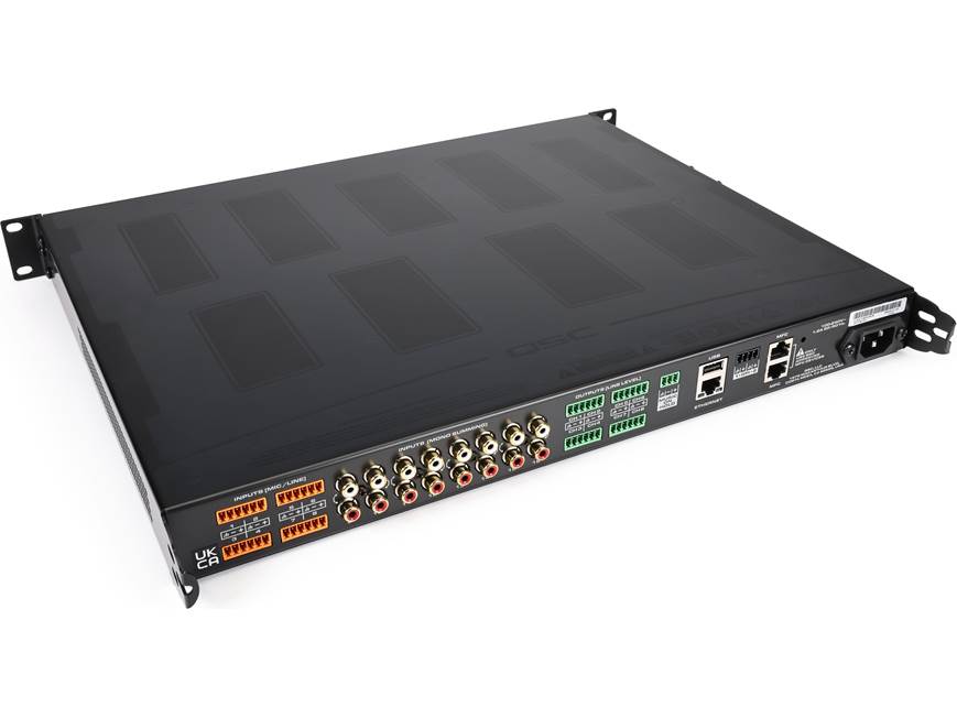 QSC MP-M80 16-input/8-zone commercial mixer at Crutchfield