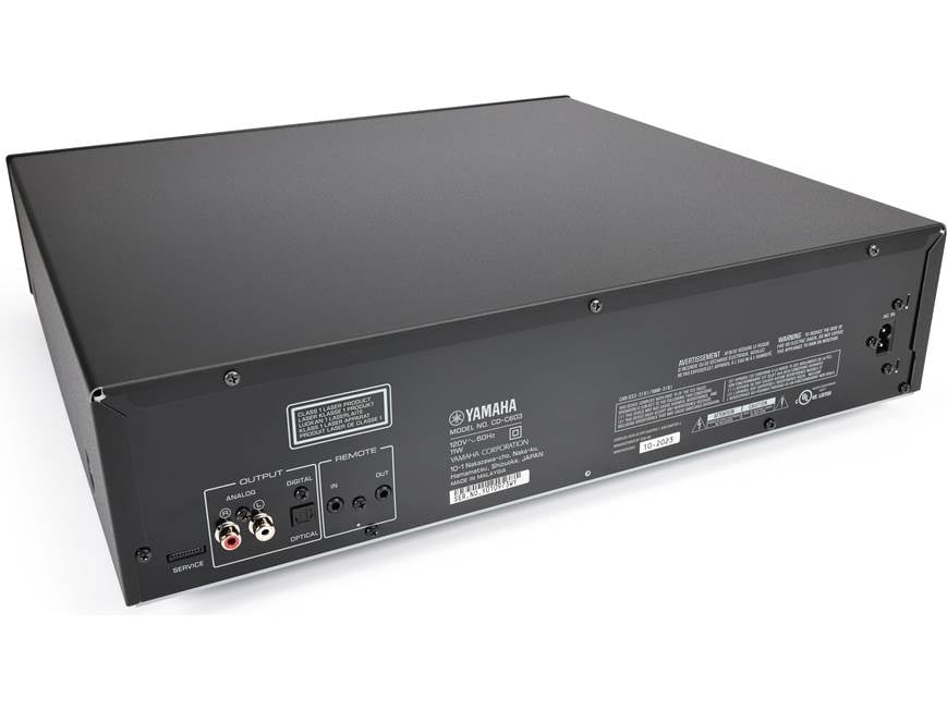 Yamaha CD-C603 5-disc CD changer with front-panel USB input at