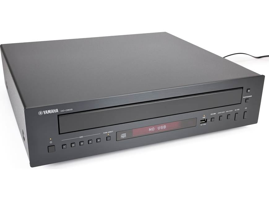 Yamaha CD-C603 5-disc CD changer with front-panel USB input at