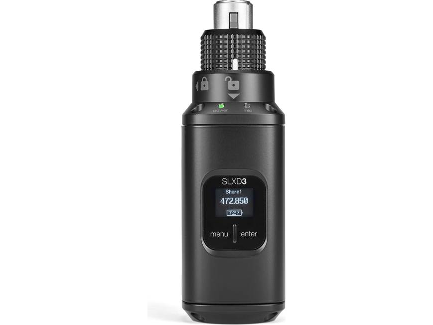 Shure SLXD3-G58 (G58 Band, 470-514 MHz) Compact plug-in