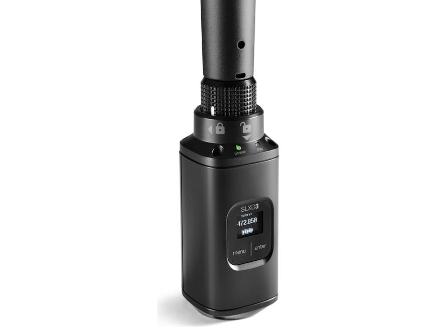 Shure SLXD3-G58 (G58 Band, 470-514 MHz) Compact plug-in