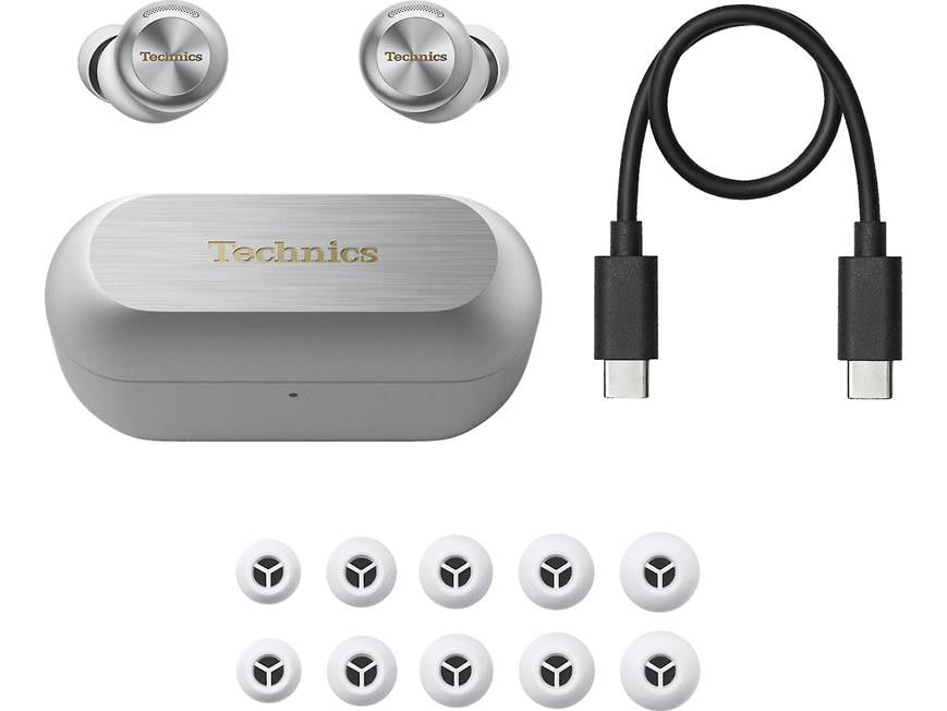 Technics EAH-AZ100 (Silver) True wireless earbuds with active