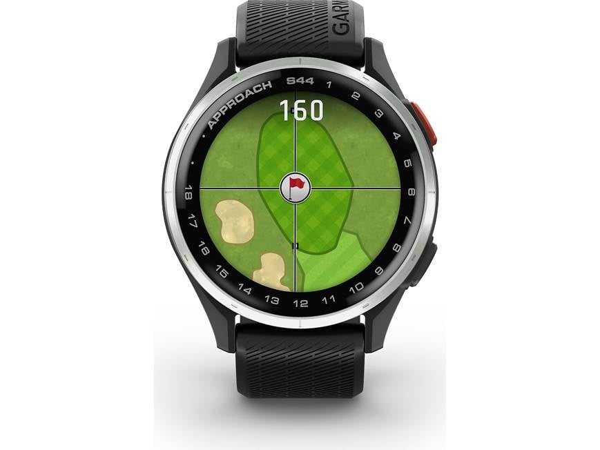 Garmin Approach® S44 (Black Band) Golf GPS watch — covers over