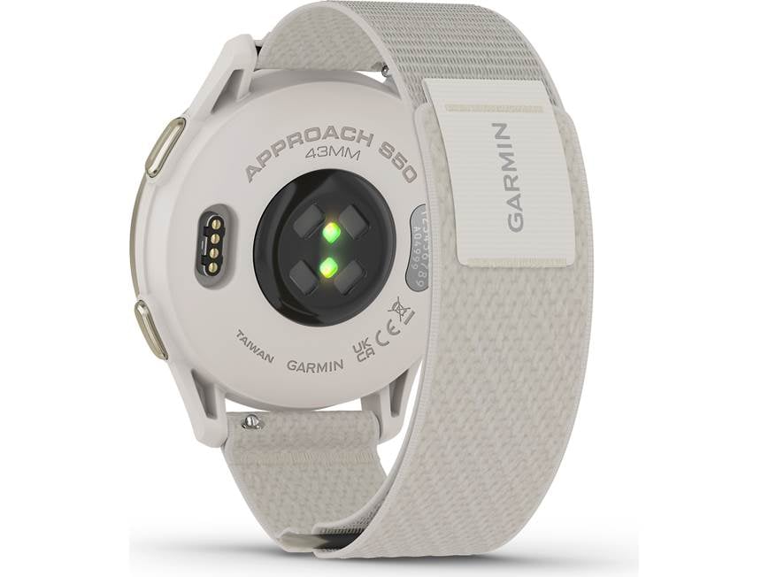Garmin Approach® S50 (Cream Gold Bezel/Ivory Band) Golf GPS watch