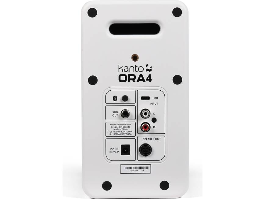 Kanto ORA4 (Matte White) Powered stereo speakers with Bluetooth