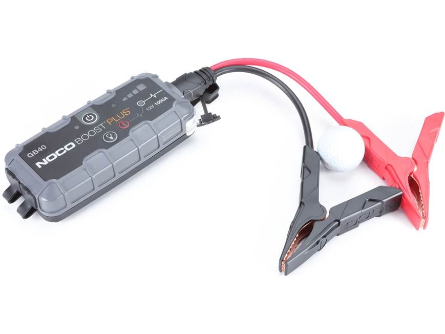 NOCO GB40 Boost+ 1000-amp jump starter and portable power bank at  Crutchfield
