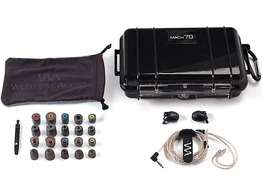 Westone Audio MACH 70 Wired in-ear monitors (seven drivers per