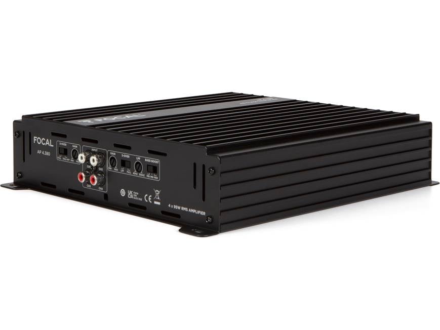 Focal AP 4.380 4-channel car amplifier — 70 watts RMS x 4 at