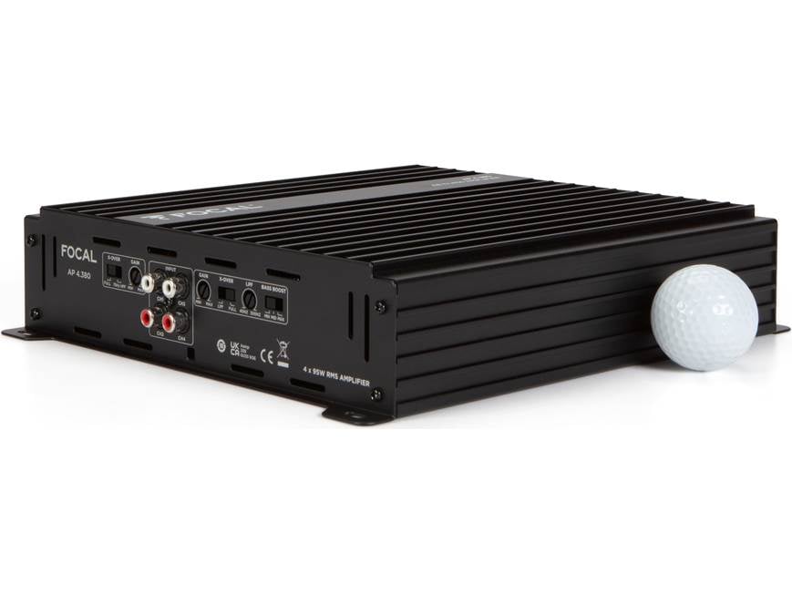 Focal AP 4.380 4-channel car amplifier — 70 watts RMS x 4 at