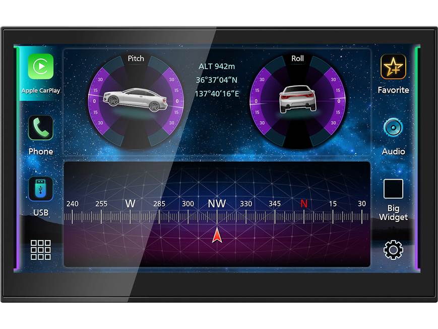 JVC KW-Z800AW Direct Replacement digital multimedia receiver with