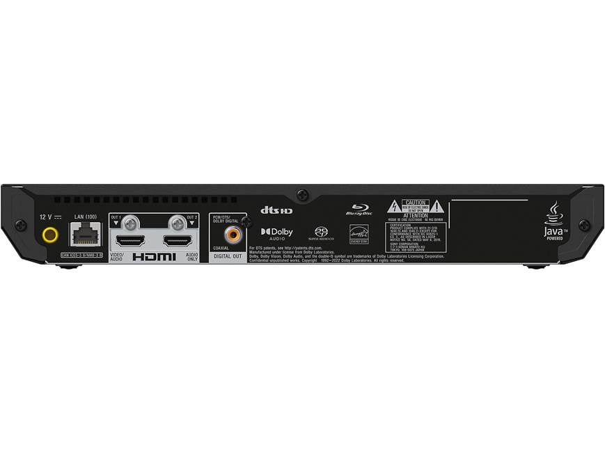 Sony UBP-X700U 4K Ultra HD Blu-ray player with HDMI cable at