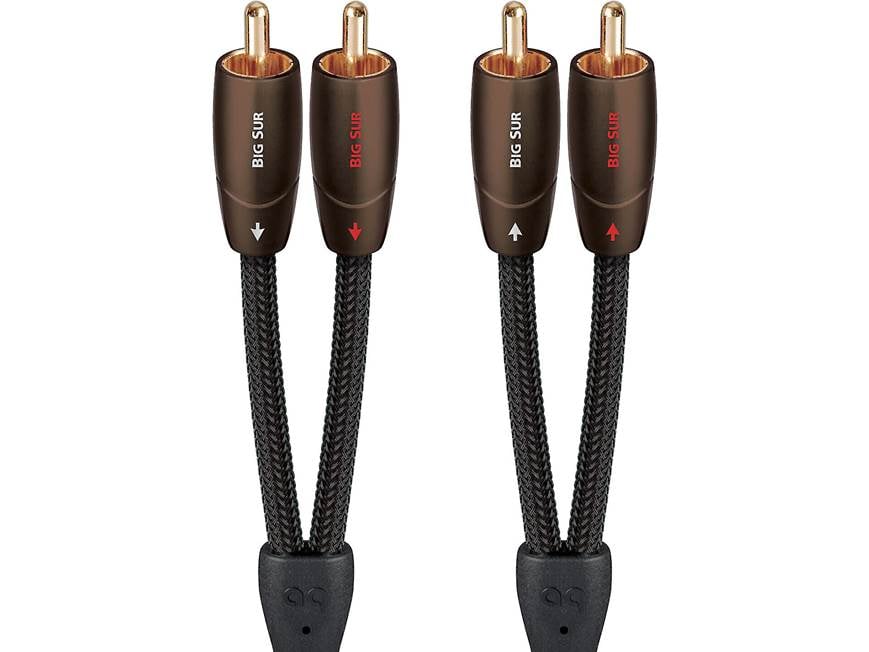 AUDIO QUEST BIG SUR RCAケーブル 約2メートル AudioQuest Big Sur (2 meters/6.6 feet) Stereo interconnect cable