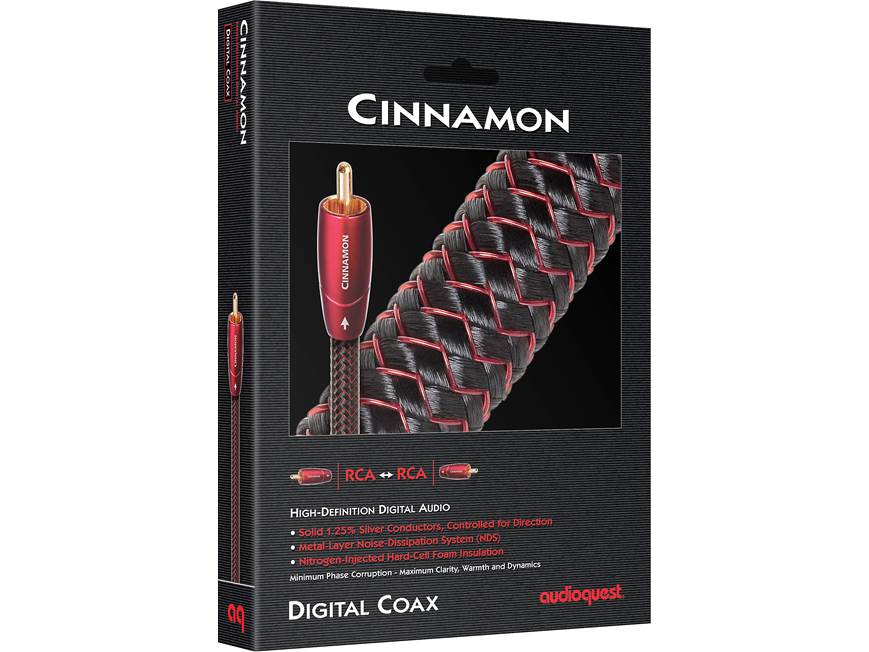 AudioQuest Cinnamon (1.5 meters/4.9 feet) Coaxial digital audio