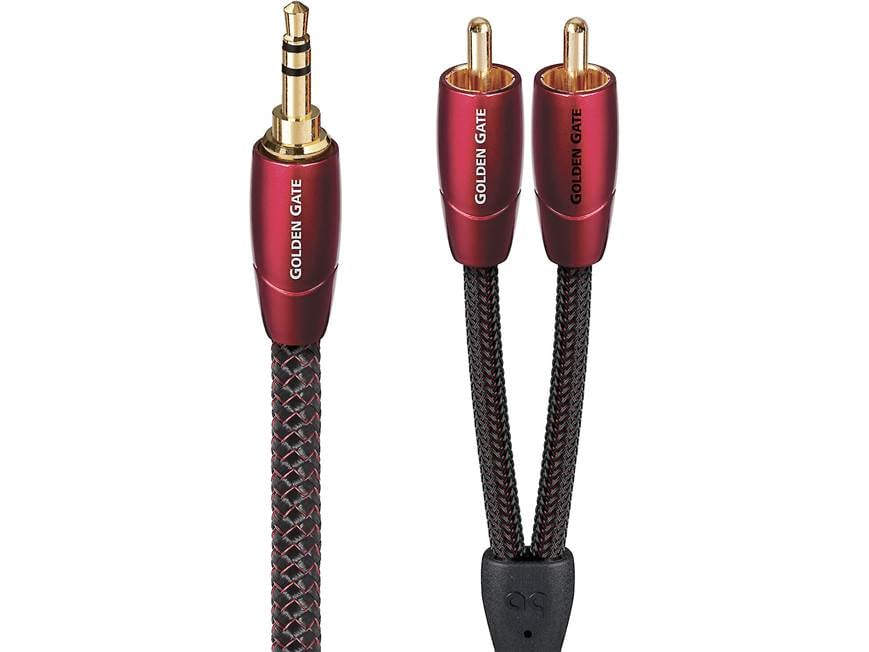 AudioQuest Golden Gate (1 meter/3.3 feet) Stereo mini-to-RCA