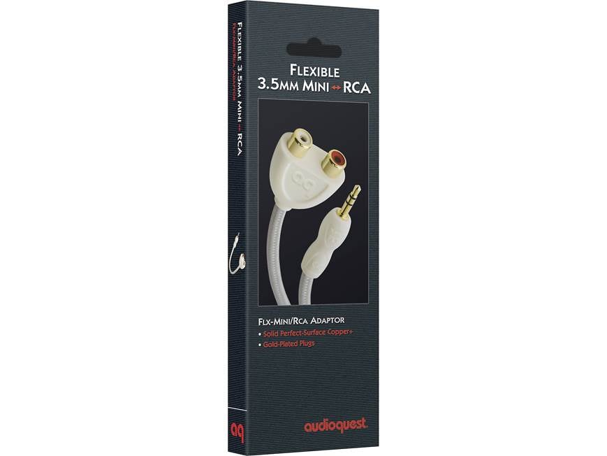 AudioQuest FLX-Mini/RCA Adaptor Male-mini-to-dual-female-RCA