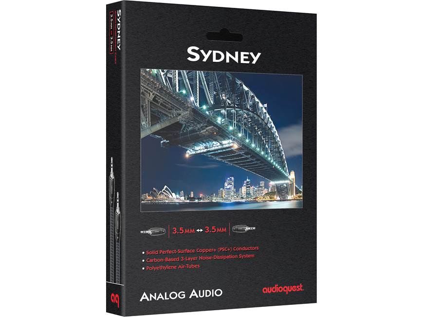 AudioQuest Sydney (1 meter/3.3 feet) Stereo mini-to-mini cable